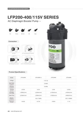 LEFOO 115V 200-400GPD серии переменного тока
