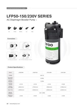 LEFOO 230V 50-150GPD серии AC