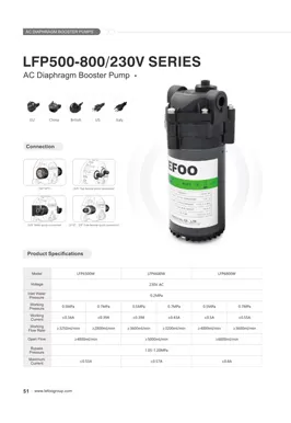LEFOO 230V 500-800GPD серии AC